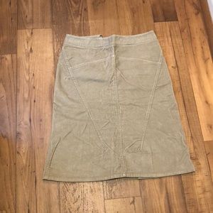 Corduroy skirt 99% cotton 1% spandex